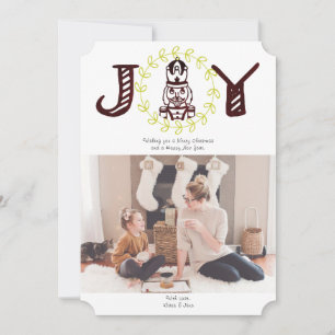 Nutcracker Joy Holiday Photo Card