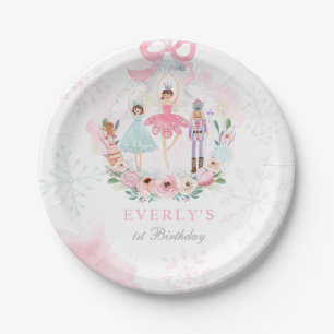 Nutcracker Land Of Sweet Birthday Party Decor Paper Plate