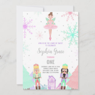 Nutcracker Land of Sweets Winter Invitation
