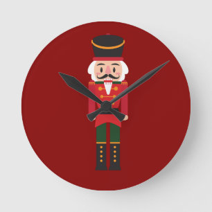 Nutcracker Magic Round Clock