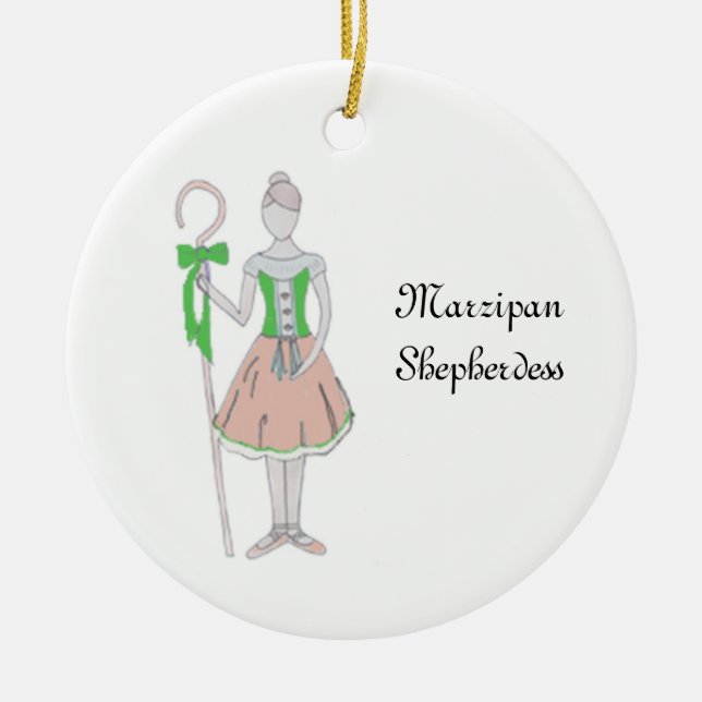 Nutcracker Marzipan Keepsake Ornament (Front)