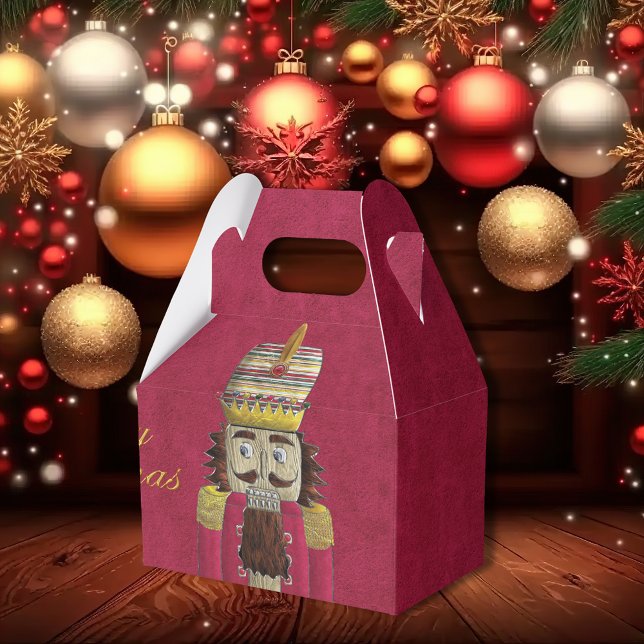 Nutcracker Merry Christmas  Favour Box (Creator Uploaded)