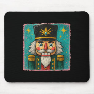 Nutcracker Merry Christmas Men Women Kids Painting Mouse Mat