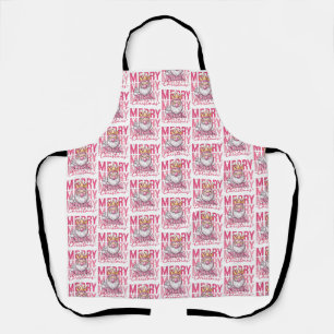 Nutcracker Merry Christmas Pinky Ballet Soldier Apron