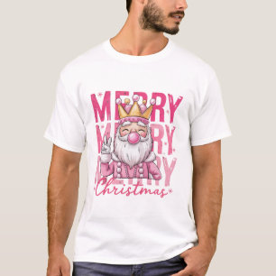 Nutcracker Merry Christmas Pinky Ballet Soldier T-Shirt