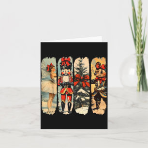 Nutcracker Merry Christmas Xmas Tree Family Pajama Card