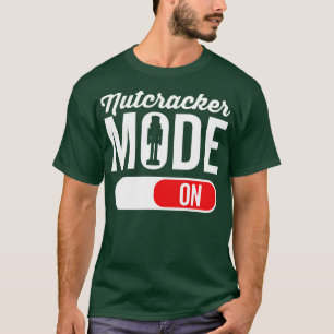 Nutcracker Mode On Ballet Love Christmas Ballerina T-Shirt
