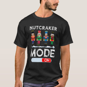 Nutcracker Mode On Dance Ballet  Christmas Pyjamas T-Shirt