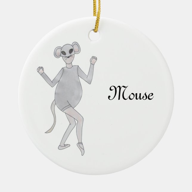 Nutcracker Mouse Keepsake Ornament (Front)