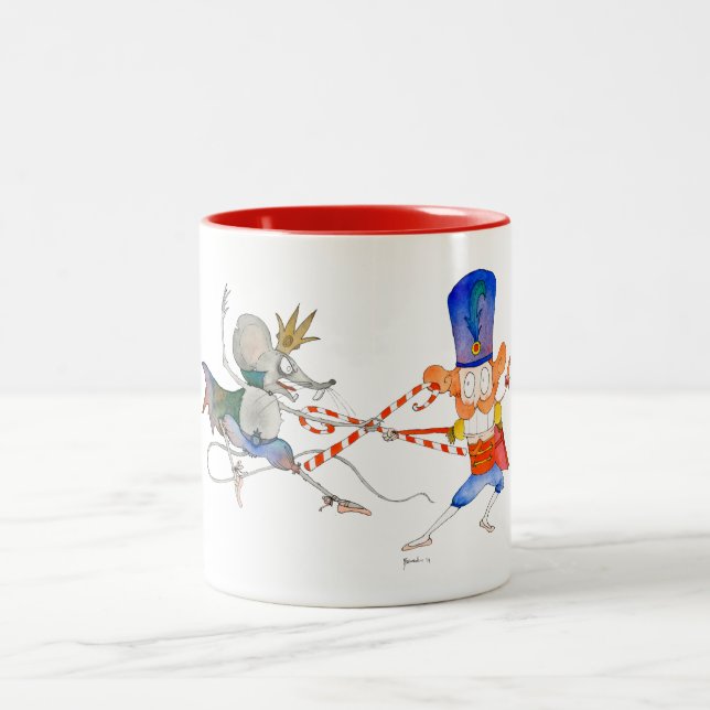 Nutcracker & Mouse King - The Nutcracker Series Two-Tone Coffee Mug (Center)
