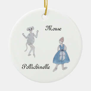 Nutcracker Mouse/Pollichinelle Keepsake Ornament