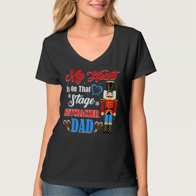 Nutcracker Mum  Love Ballet Dance Mum T-Shirt (Front)
