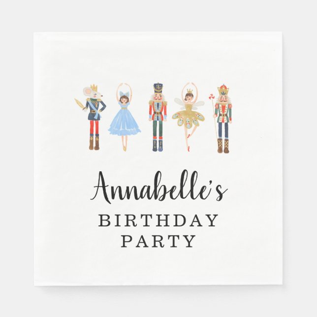 Nutcracker Napkins | Personalizable (Front)