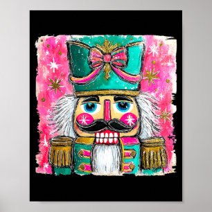 Nutcracker Nuts Xmas Pajamas Holiday Christmas Wat Poster