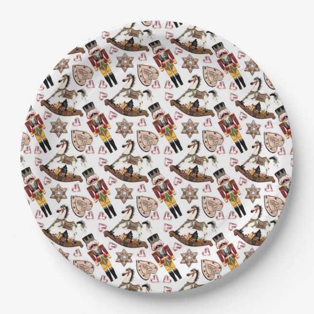 Nutcracker Paper Plate (Front)