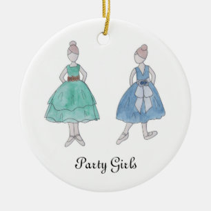 Nutcracker Party Girls Keepsake Ornament