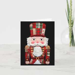 Nutcracker Patchwork Merry Christmas Pajamas Men W Card