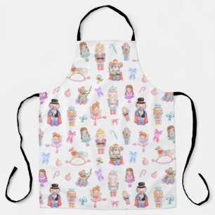 Nutcracker Pattern Christmas Apron