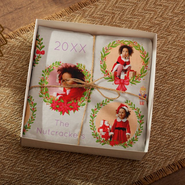 Nutcracker Pattern Christmas Photo Tissue Paper (Creator Uploaded)