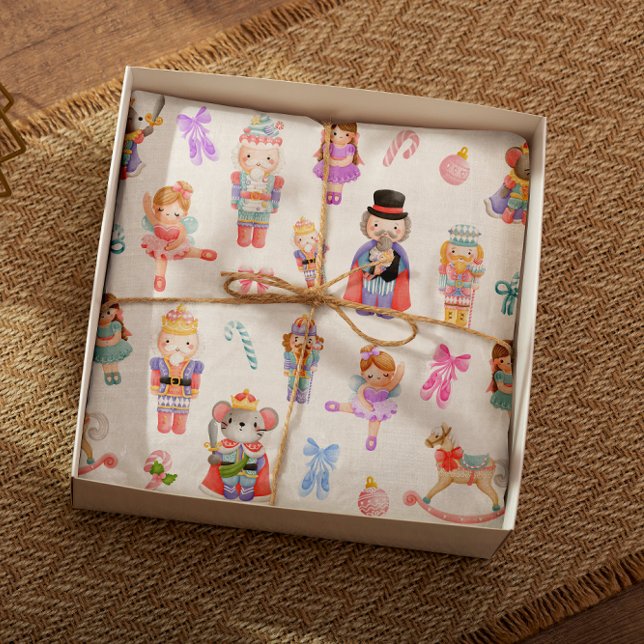 Nutcracker Pattern Christmas Tissue Paper (Creator Uploaded)
