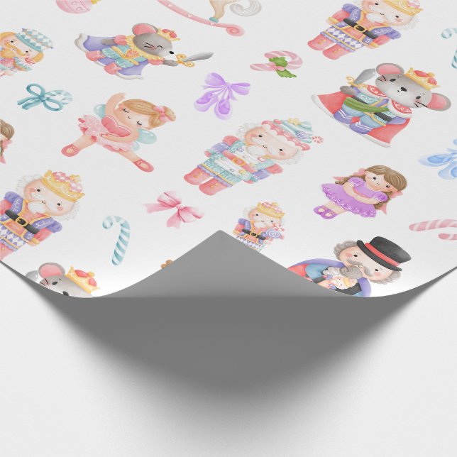 Nutcracker Pattern Wrapping Paper (Corner)