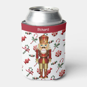 Nutcracker Personalise Name Christmas Gift Can Cooler