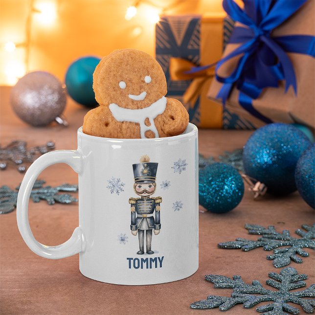 Nutcracker Personalised Christmas Mug (Christmas Keepsake Mug)