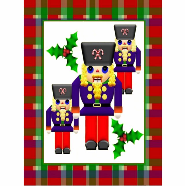 Nutcracker Photo Sculpture Decoration (Front)