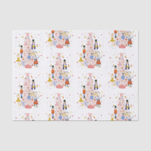 Nutcracker Pink Christmas Tree Holiday Tissue Paper