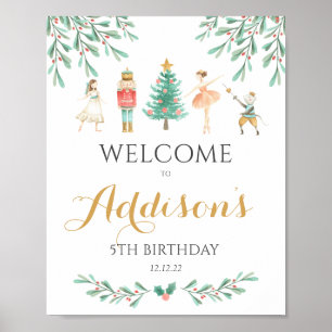 Nutcracker Poster, Nutcracker welcome sign