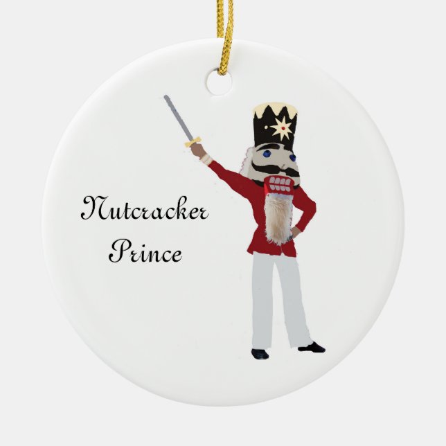Nutcracker Prince Keepsake Ornament (Front)