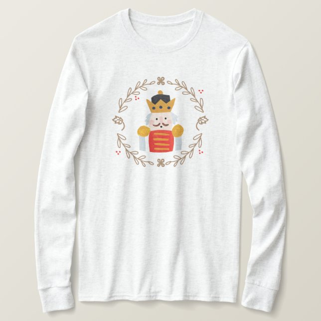 Nutcracker Prince Long Sleeve T-Shirt (Design Front)