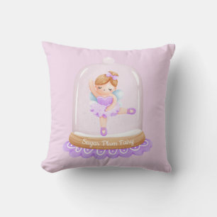 Nutcracker Purple Sugar Plum Fairy Christmas Cushion