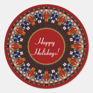 Nutcracker Ring, Round Stickers