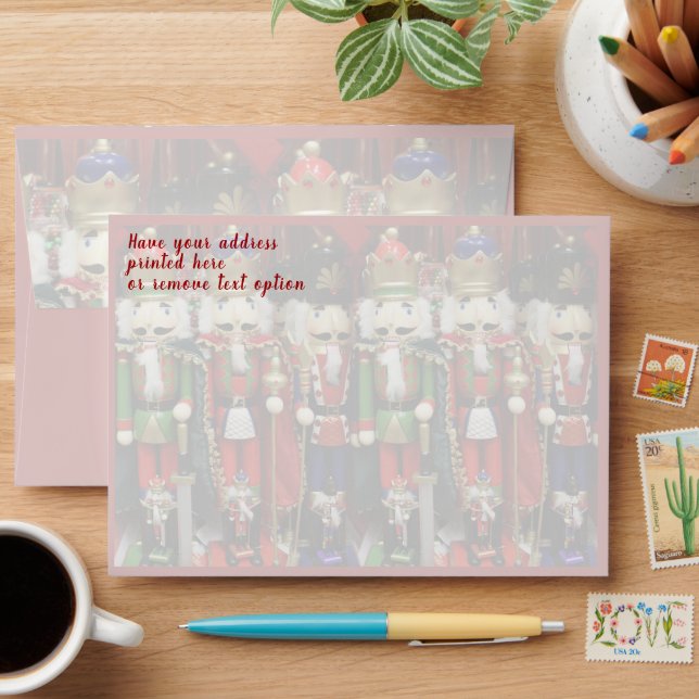 Nutcracker Soldier Christmas  Envelope (Desk)