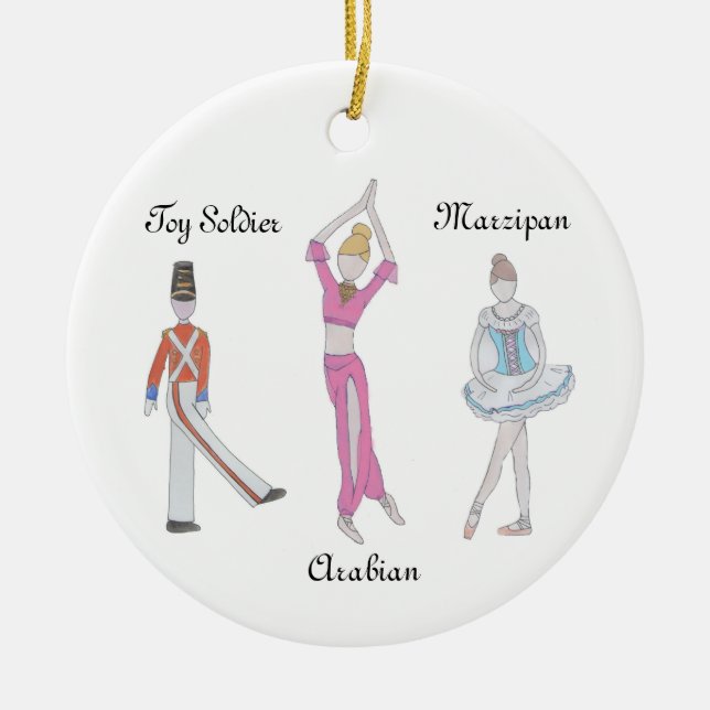 Nutcracker Soldier/Marzipan/Arabian Ornament (Front)