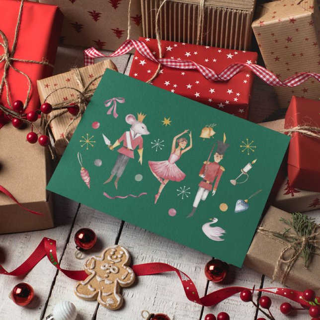 Nutcracker Soldier Merry Christmas Postcard (Creator Uploaded)