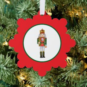 Nutcracker soldier tree decoration card