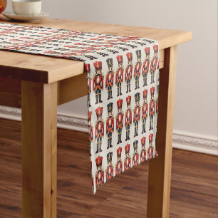 Nutcracker Soldiers Christmas Short Table Runner