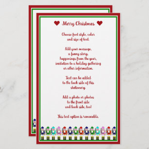 Nutcracker Soldiers Christmas Stationery