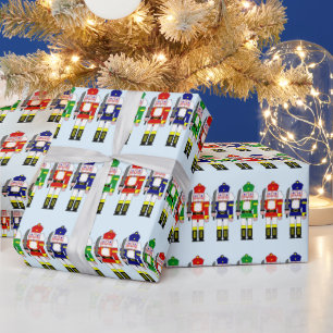 Nutcracker Soldiers Christmas Wrapping Paper