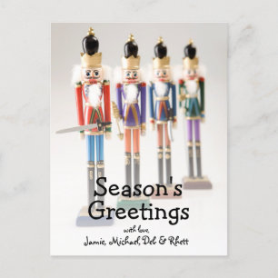 Nutcracker soldiers postcard
