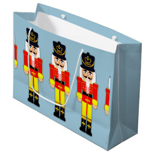 Nutcracker Solider Custom Gift Bag - Large, Glossy