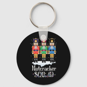 Nutcracker Squad Ballet Dance Christmas Xmas Light Key Ring