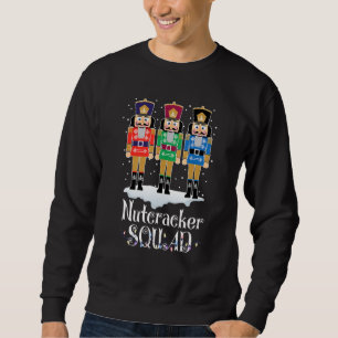 Nutcracker Squad Ballet Dance Christmas Xmas Light Sweatshirt
