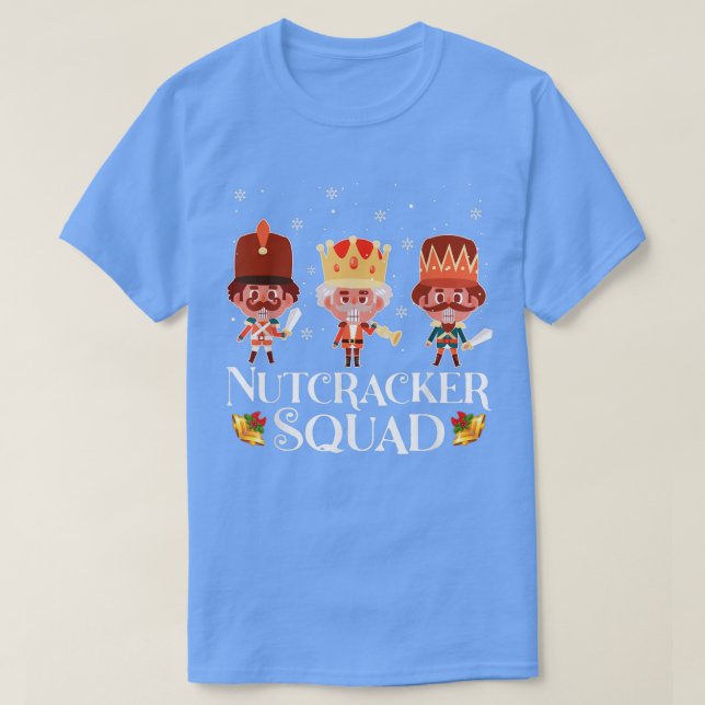 Nutcracker Squad Ballet Dance Christmas Xmas Light T-Shirt (Design Front)