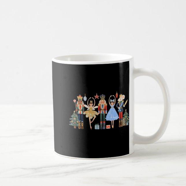 Nutcracker Squad Ballet Dance Matching Family Chri Coffee Mug (Right)