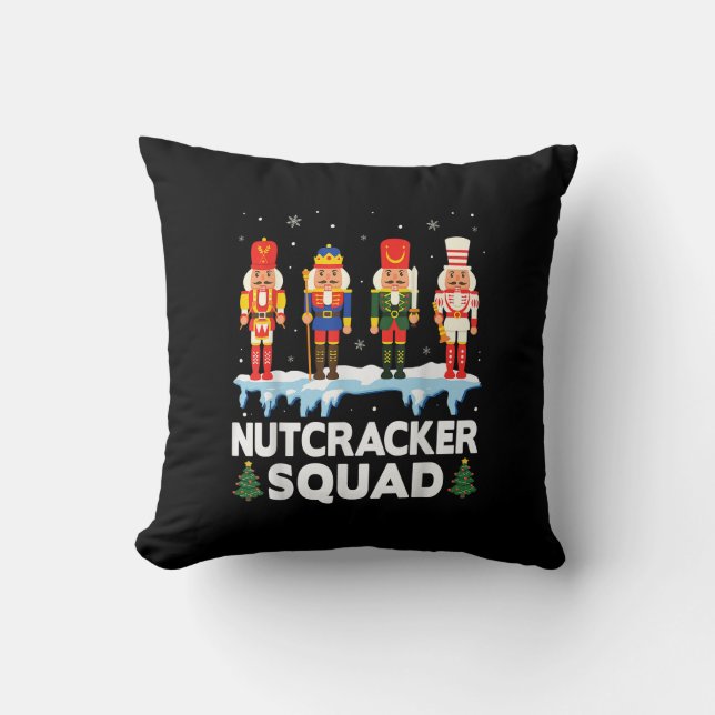 Nutcracker Squad Ballet Dance Matching Family Chri Cushion (Front)