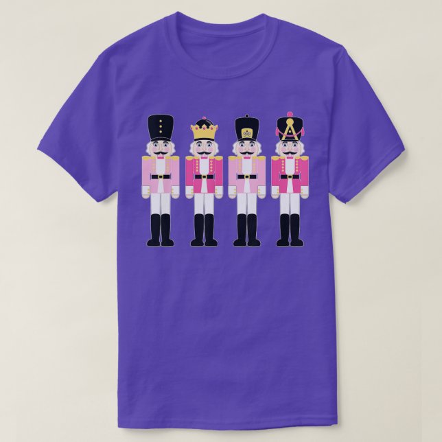 Nutcracker Squad Ballet Dance Matching Family Xmas T-Shirt (Design Front)