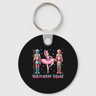 Nutcracker Squad Ballet Dance Merry Christmas Wome Key Ring